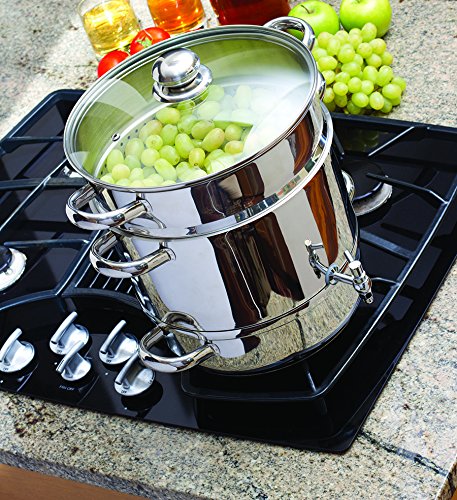 Stainless Steel Steam Juicer for Fruits Vegetables & Canning - 8 Qt. Container