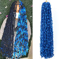 Blue Butterfly Locs Crochet Hair 30 Inch - 5 Pack, Natural & Tangle-Free