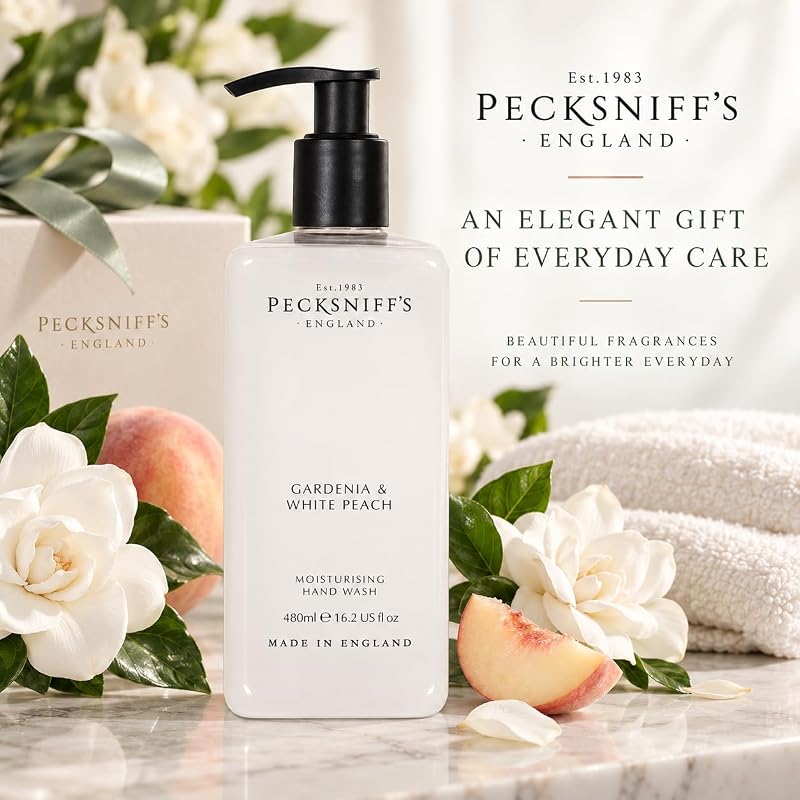 Gardenia & White Peach Hand Wash Liquid Soap 480 ml - Variation: Gardenia White Peach
