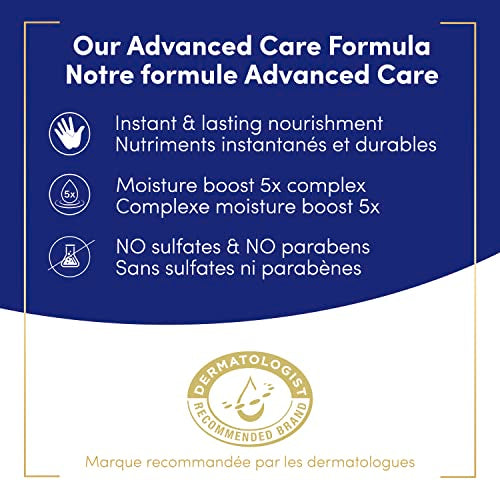 Dove Advanced Care Hand Wash Deep Moisture 4 Count for Soft, Smooth Skin & Body Wash with Pump Sensitive Skin Hypoallergenic, Paraben-Free, Sulfate-Free, Cruelty-Free