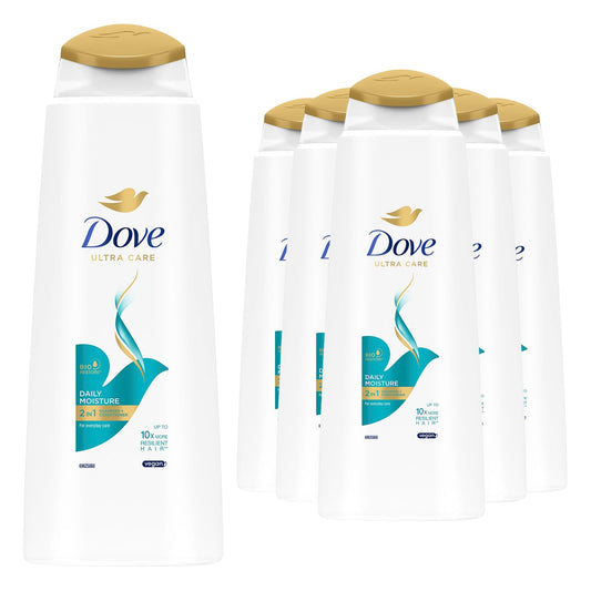 Dove Daily Moisture 2-in-1 Shampoo and Conditioner 400 ml - by Dove