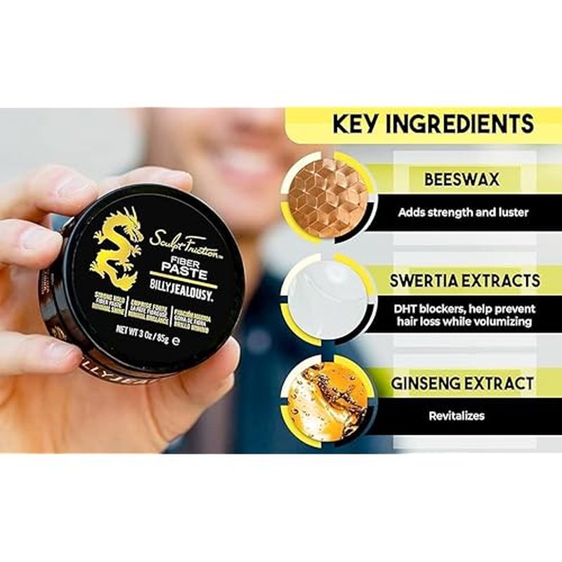 Billy Jealousy Sculpt Friction Fiber Paste, 3 oz