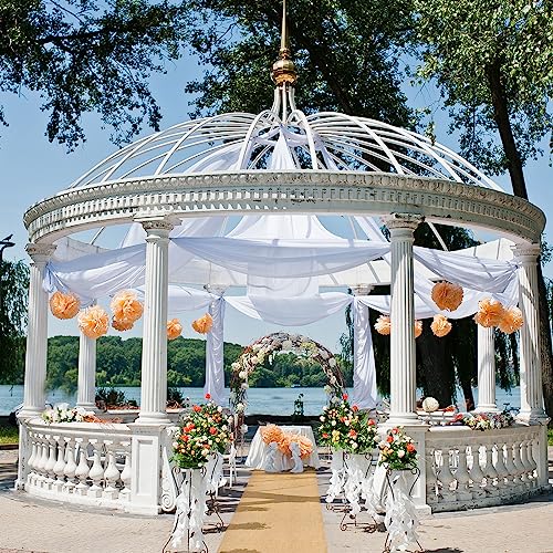 40 Inch x 50 Ft Rustic Burlap Wedding Aisle Runner - Elegant Style, Natural Jute, Outdoor Indoor Ceremony, Reusable