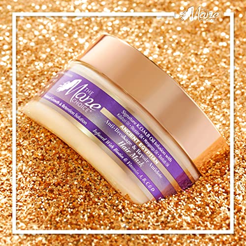 The Mane Choice Ancient Egyptian Anti-Breakage Hair Mask 8oz Pack of 2 - Nourishing Repair for All Hair Types