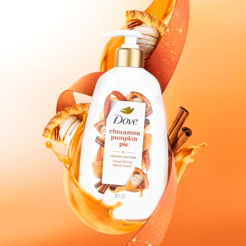 Dove Limited Edition Holiday Treats Liquid Hand Wash for Deep Nourishment Cinnamon Pumpkin Pie 12 oz