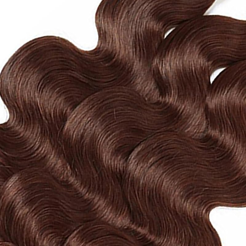 4 Bundle Body Wave Virgin Remy Hair Extensions – 14 16 18 Inch, Brown 4