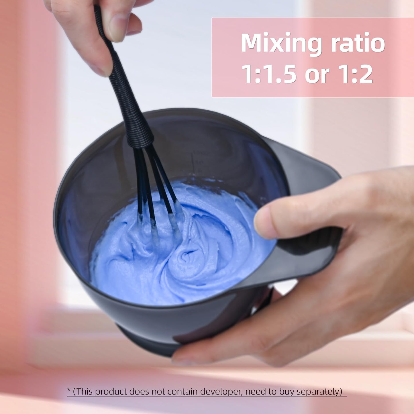 Bleach Powder for Hair，Hair Lightener-Up to 8 Levels of Lift，Quick Blue Hair Bleach Powder for All Hair Types.(500G/17.64oz)