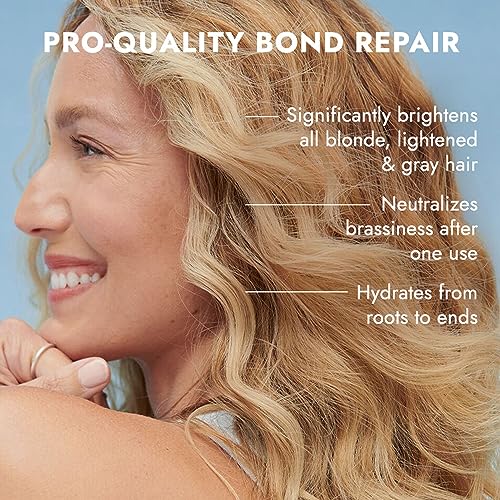 Purple Brightening Shampoo & Conditioner for Gray & Lightened Hair - Repair & Hydrate
