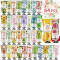64 Pack Moisturizing Hand Cream Set, Easter Basket Stuffers, Bulk Hand Lotion Travel Size for Dry Cracked Hands, Mini Hand Cream for Mom Gifts, Gifts for Mom, Thank You Gifts