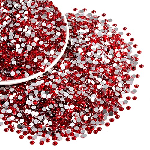 Beadsland Flat Back Crystal Rhinestones Bulk Light Siam SS10 14400pcs