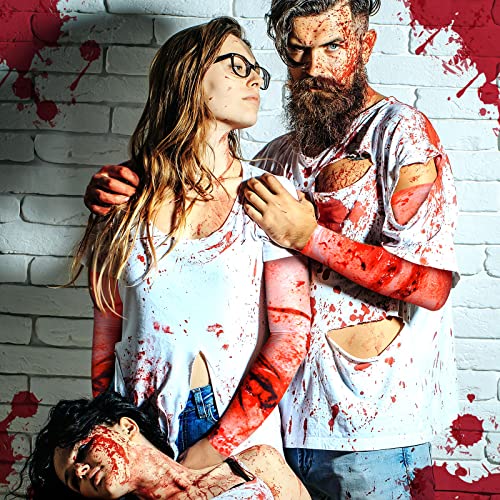 Eurzom Zombie Costume Sleeves for Women Halloween Party Wear - 4 Pairs