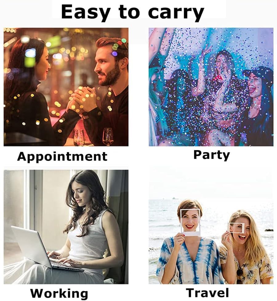 TOSERSPBE Spray Water Bottle Hair Mister, Fine Mist Stylist Sprayers 360 Empty Small Misting Spritzer, Perfume Atomizer with Pump Clear Containers 2PCS/2oz