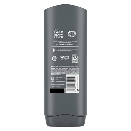 DOVE MEN + CARE Hydrating Body Wash Variety Pack - 4 x 18 fl oz
