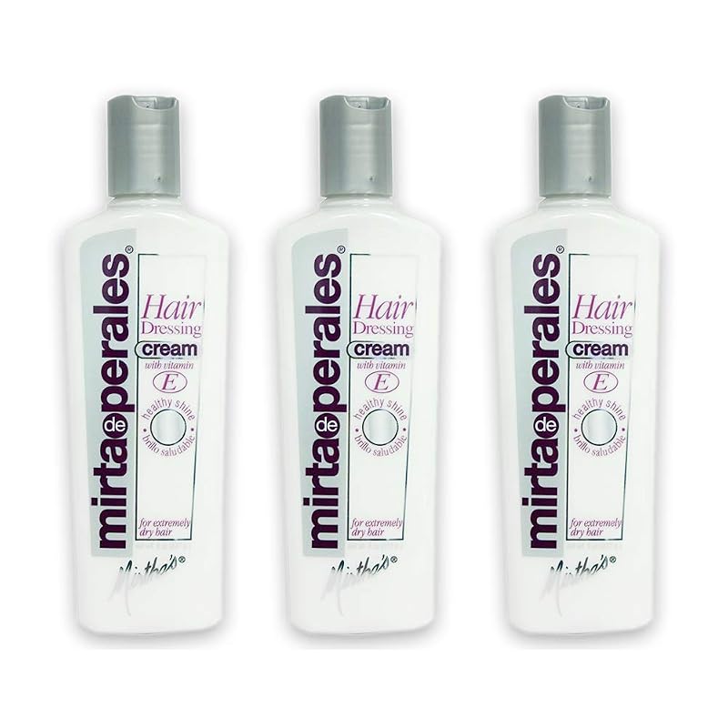 Mirta de Perales Cream Hairdressing with Vitamin E – 8 oz (Pack of 3)