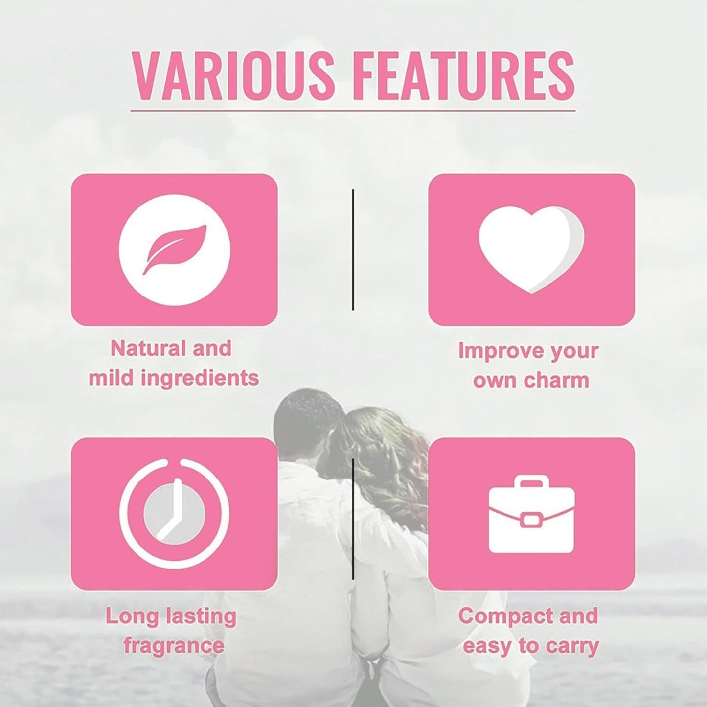 Venom Pheromone Perfume Collection, Venom Pheromones Perfumes for Women, Roll On Pheromone Perfume for Women, Enhanced Venom Scents, Long-Lasting Portable (5PC)