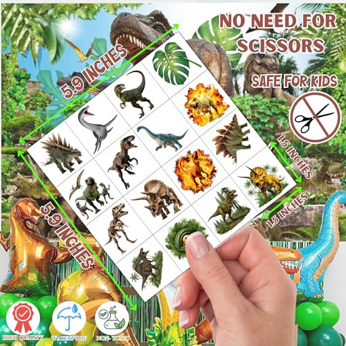 Partywind Glow Easter Basket Stuffers for Kids, 102 PCS Individually Cut Temporary Tattoos for Easter Party Supplies Favors, Spring Decorations Goodie Bag Stuffers for Egg Hunt Games Prizes