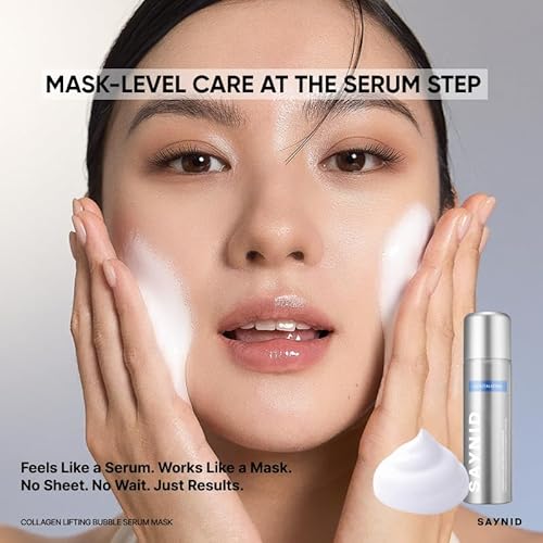 PDRN Revitalizing CO2 Bubble Serum Mask, 60ml | 2.02 fl.oz. | Fast-Absorbing Bubble Texture | Instant Glow, Skin Barrier Repair & Deep Hydration | Lightweight High Moisture Korean Skincare