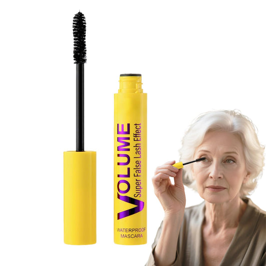 Mascara for Older Women 60 plus, Smudge-Proof Length Formula for Bold, Separated Lashes, 9ml Waterproof Long-Lasting Natural Look (1-Pack)
