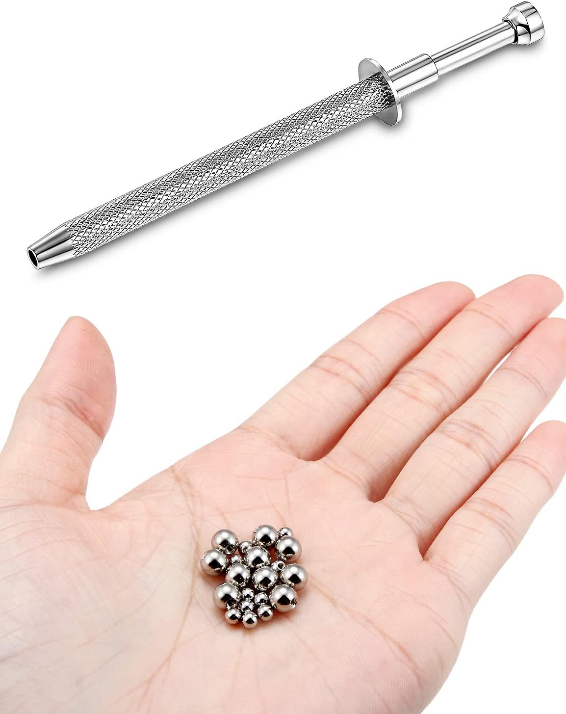 316L Surgical Steel Body Piercing Tools Kit - 9 Styles for Nose, Septum, Lip, Tongue & More