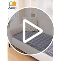 Smiry Dark Grey 27.6 x 82.7 Inch Couch Cover for Dogs – Washable Non-Slip Sofa Protector