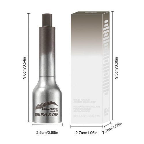 Liftique Brow Brush, Revorie Brow-Fection, Liftique Eyebrow, Liftique - Instant Brow Brush, Liquid Eyebrow Brush, Revorie Brow Fection Angled Brush & Dip (Chocolate)