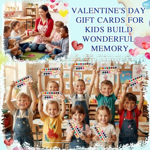 Tinlade Clear Heart Watercolor Paint Set - Valentine's Day Gift 12-Piece Variation of THIS listing