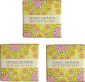 Greenwich Bay Lemon Verbena Shea & Cocoa Butter Cleansing Spa Soap Set - 3 Pack
