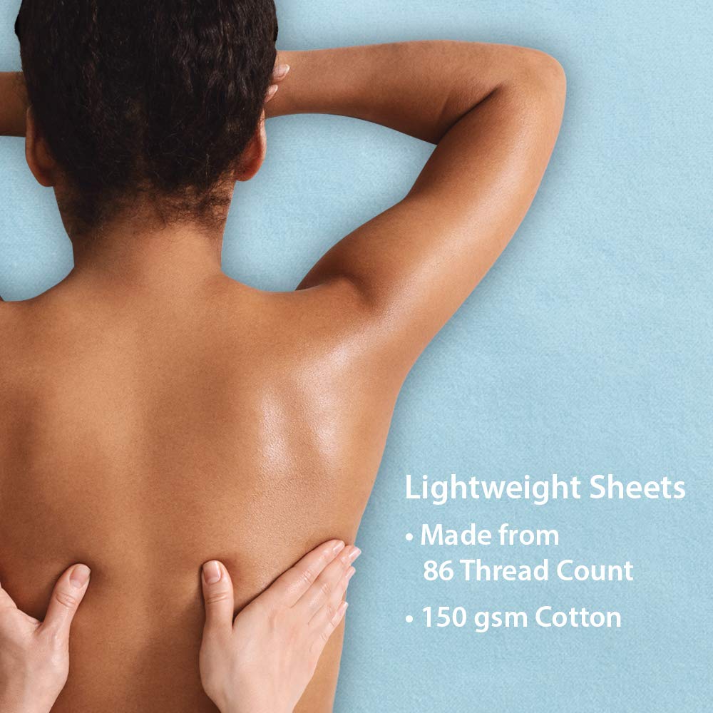 Premium Designer Flannel Massage Sheet Set - 3-Piece, Island Tranquility for Massage Tables