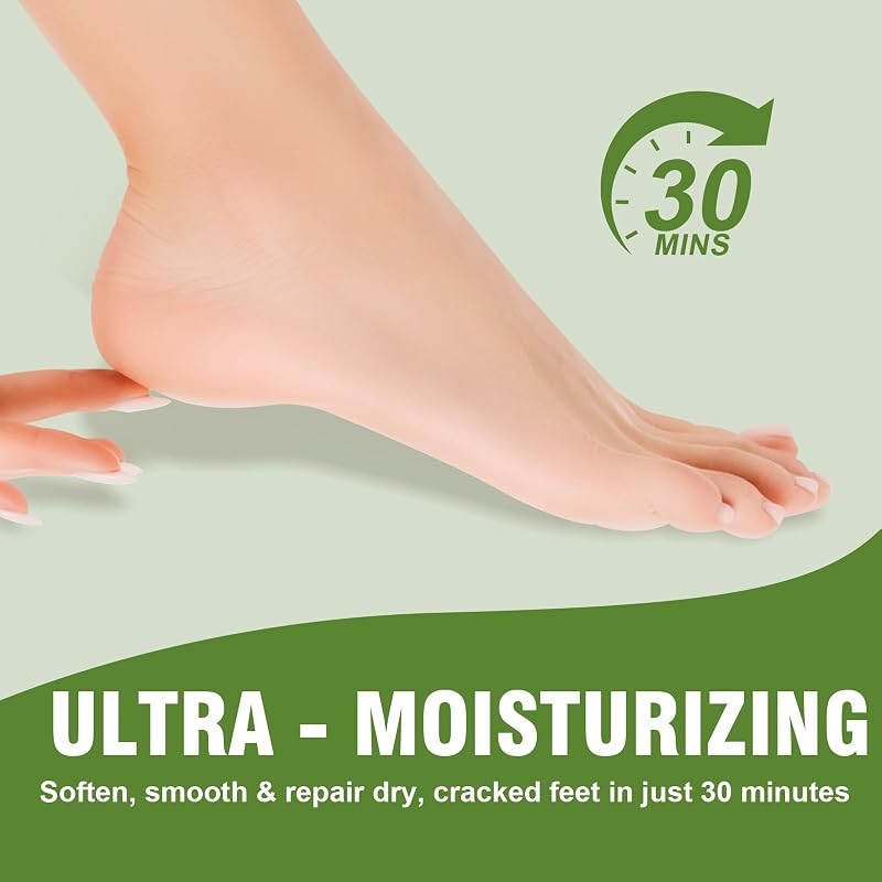 Moisturizing Foot Mask with Shea Butter & Jojoba Oil - 36 Pairs (Variation: Shea Butter+36 Pairs)