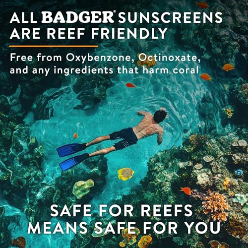 Badger Sport Mineral Sunscreen SPF 40 2-Pack, Zinc Oxide, 2.9 fl oz Tube