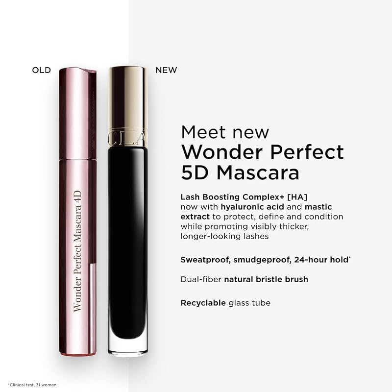 Clarins Wonder Perfect 5D Mascara, 0.2 Oz