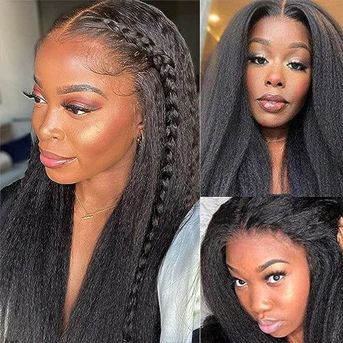 DaiMer Kinky Straight Human Hair Bundles - 16 Inch Unprocessed Brazilian Virgin Hair - 1 Bundle