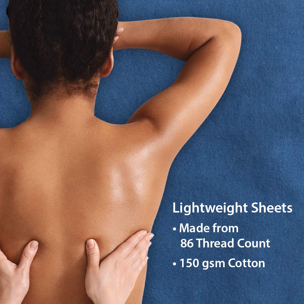 Premium Designer Flannel Massage Sheet Set - 3-Piece, Island Tranquility for Massage Tables