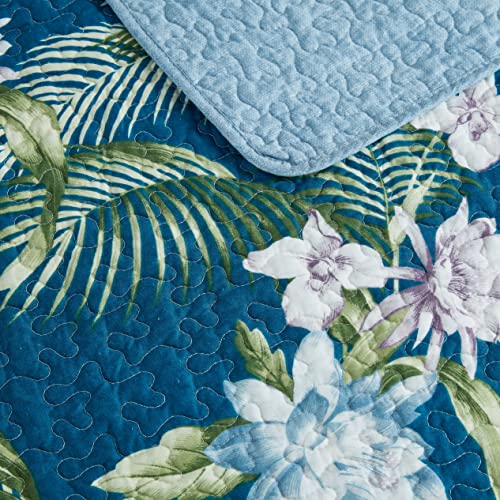 Queen Cotton Reversible Comforter Set with Shams – Tommy Bahama Bedding