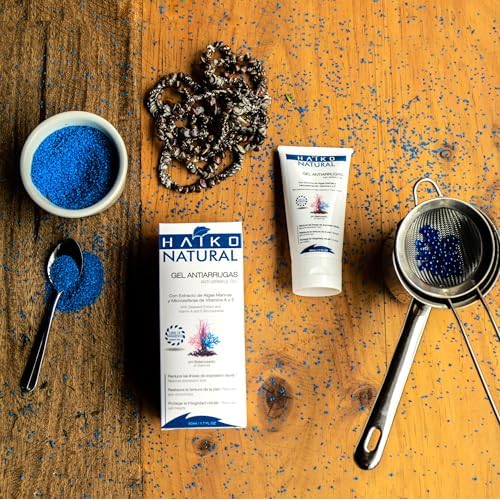 Anti-Aging Gel with Marine Algae Extract and Vitamins A & E. Smooths Fine Lines and Boosts Skin Elasticity. Deep Hydration and Cell Renewal. Paraben-Free, Cruelty-Free - 1.7 FL.OZ / 50g