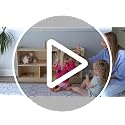 Wooden Montessori Shelf for Kids - Toddler Bookcase & Toy Storage Organizer, Natural Finish, 5-Section Kids Room Storage