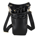 Leather Scissor Bag Holster for Barbers – 6 Scissor Holders & Large Tool Pocket