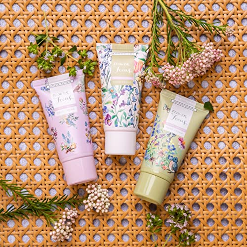 Lavender Fields Hand Cream Collection - Vegan Friendly Moisturizer Gift Set with Essential Oils - Flower Of Focus Variation