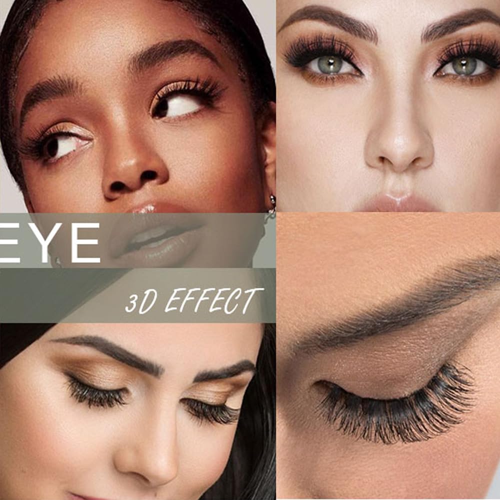DIY Eyelash Clusters - 80D Volume Wispy Lashes, D Curl 9-16mm, Faux Mink Protein Fiber for Beginners