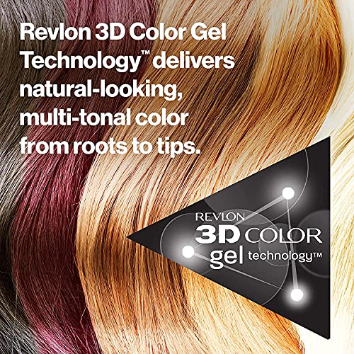 Revlon ColorSilk Hair Color Dark Brown Pack of 5 - Permanent Hair Dye