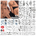 Cerlaza 300 styles Temporary Tattoos For Adults Women Men, Fake Henna Tattoos Stickers Waterproof, Long Lasting Realistic Tatuajes Temporales-65 Sheets