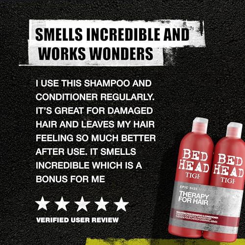Hydrating Shampoo & Conditioner Set for Damaged Hair - 25.36 Ounce Pack of 2