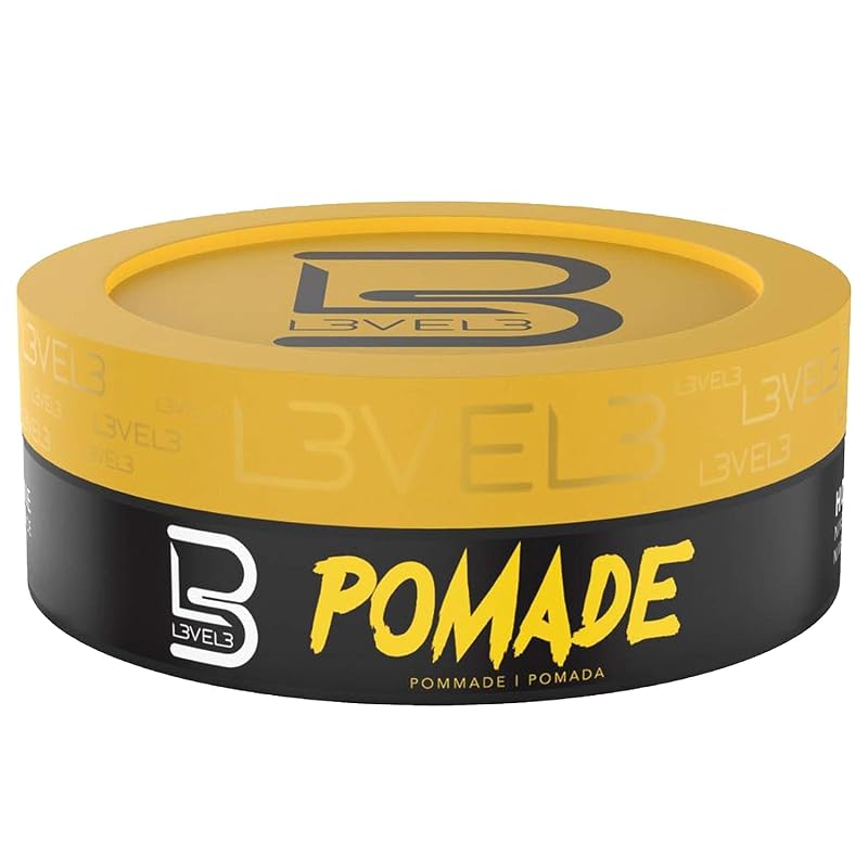 L3 Level 3 Pomade Unscented 5oz (Pack of 3) – Long-Lasting Hold, Flake-Free