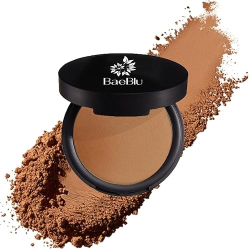 BaeBlu Organic Bronzer 100% Natural Matte Pressed Powder, Made in USA, Summer Glow