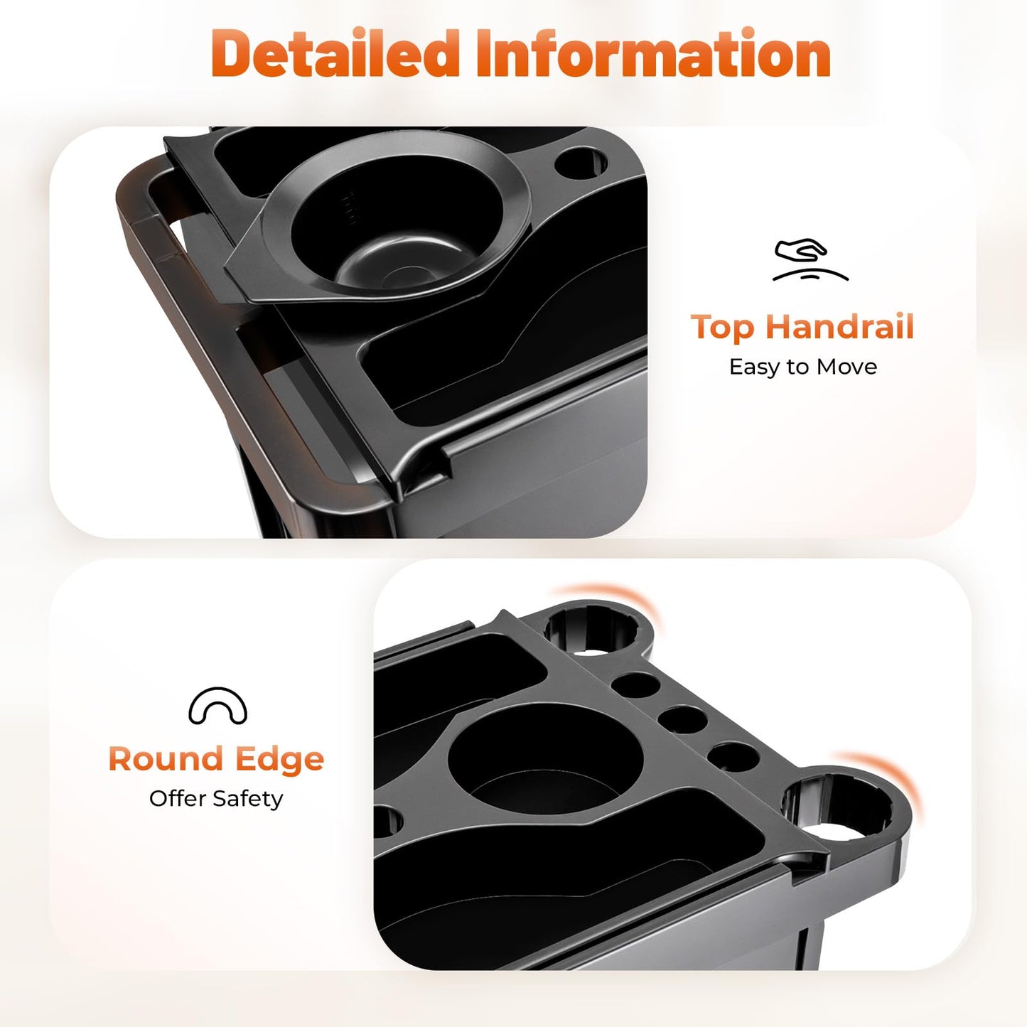 Salon Trolley Cart, 5-Layer Rolling Trolley Cart, Mobile Storage Station for Beauty Tattoo Hairdressing, Beauty Styling Station with Wheels and 5 Drawers