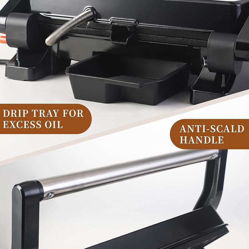 Variation of THIS listing Large Panini Press Grill 3 in 1 Open 180° 2-3 Sandwiches UVFAST