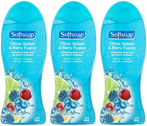 Softsoap Moisturizing Body Wash Citrus & Berry Fusion - Pack of 3, 54 FL OZ