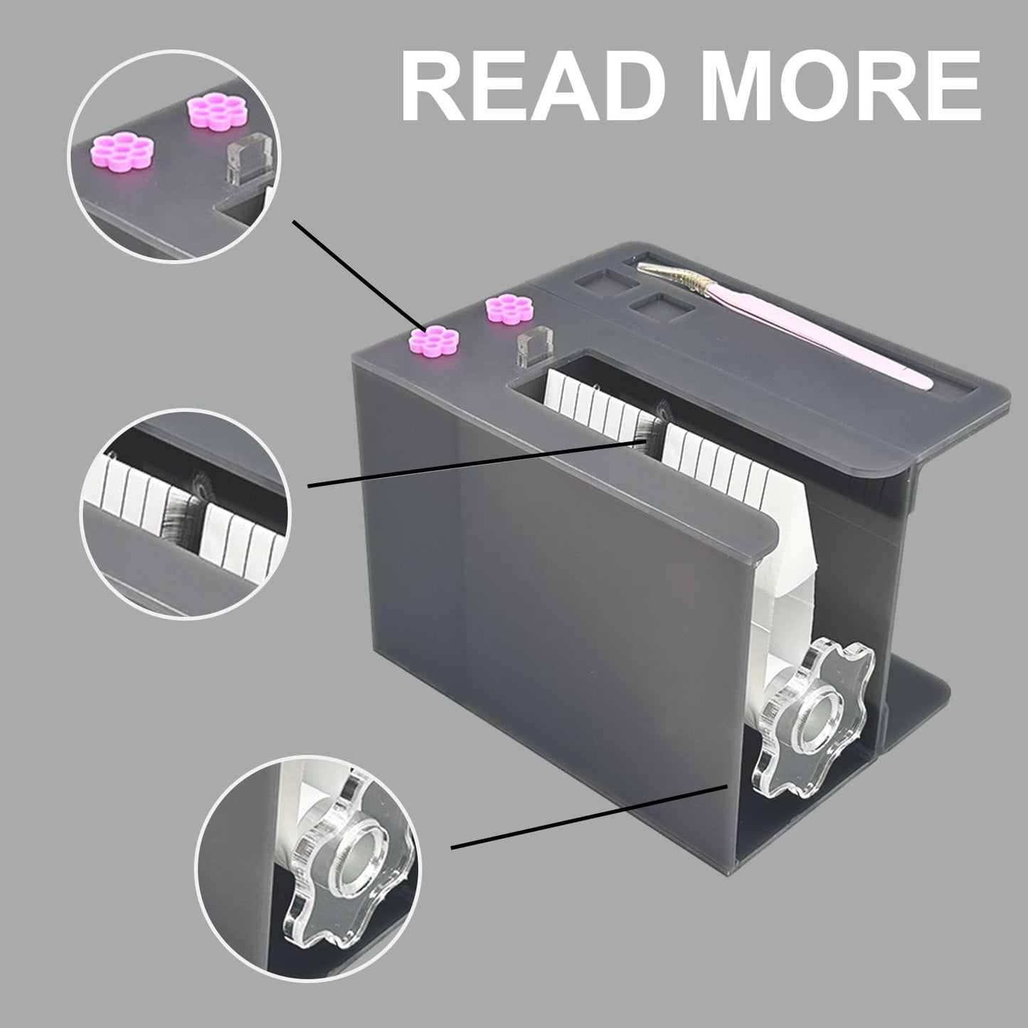 Eyelash Root Splitter Manual Eyelash Flowering Machine Lash Fan Maker Eyelash Extension Supplies Eyelash Fanning Machine