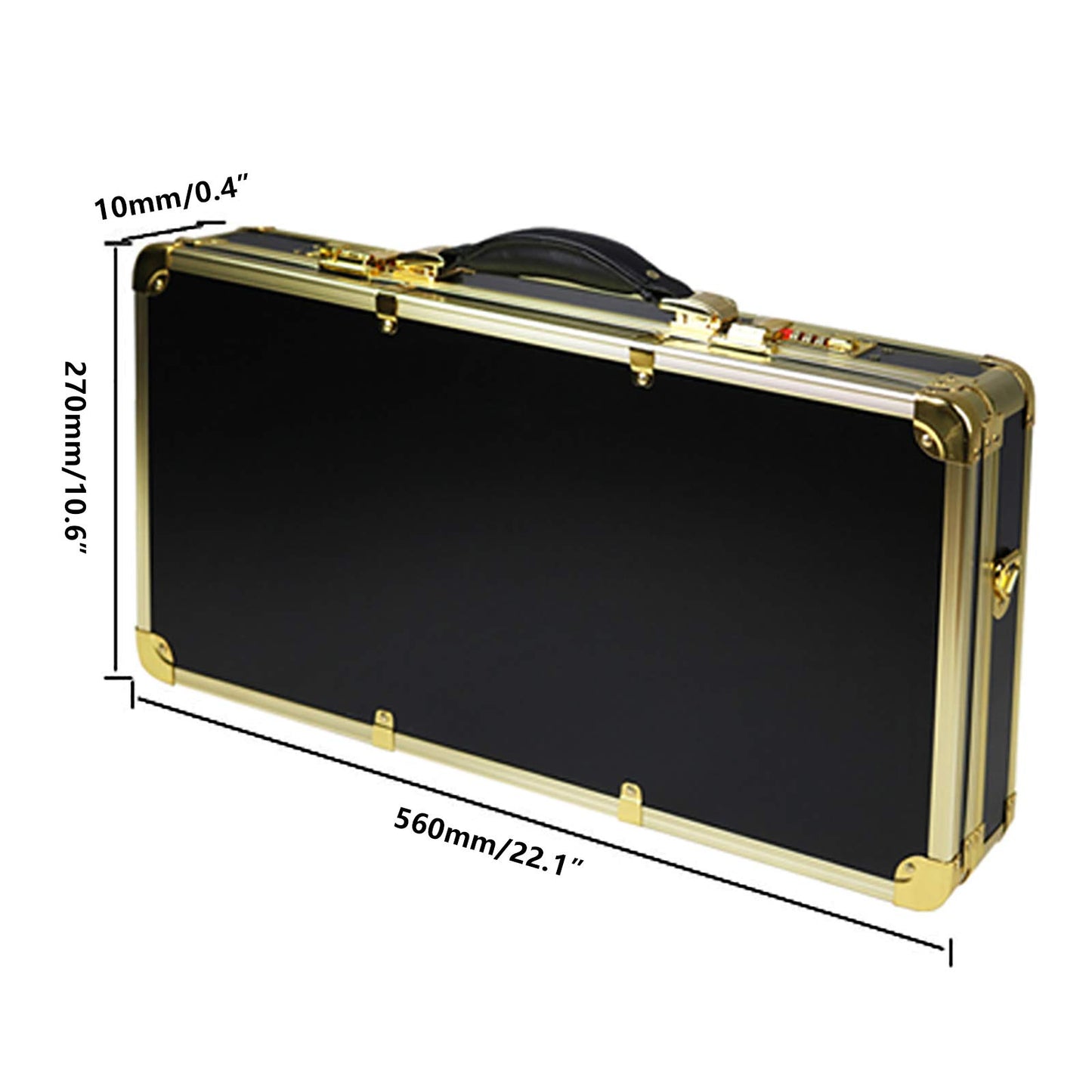 Goudergo Barber Travel Case,clipper Organizer Box,Safety Lock Box for Organize Clippers & Trimmers & Blades & Shears & Combs & Brushes& Other Styling Tools