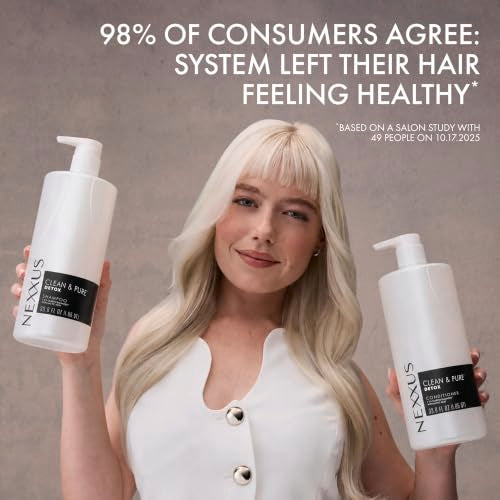 Nexxus Natural Detox Clarifying Shampoo 33.8 Fl Oz - Deep Clean & Purify